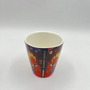 Limited Edition Starbucks Coffee Stories Ricardo Cavalo Cup Espresso Art  2.5"